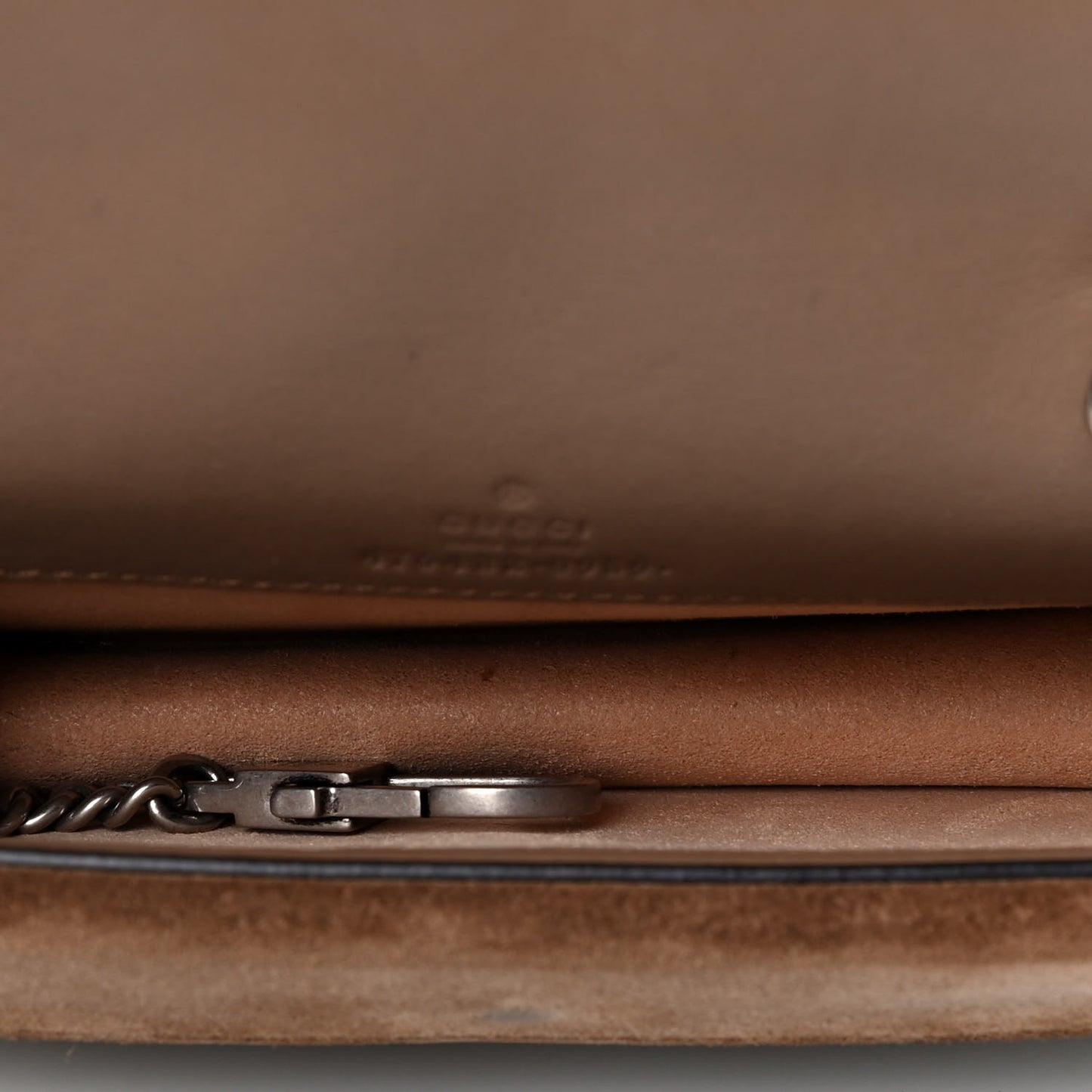 GG Supreme Monogram Super Mini Dionysus Shoulder Bag Taupe