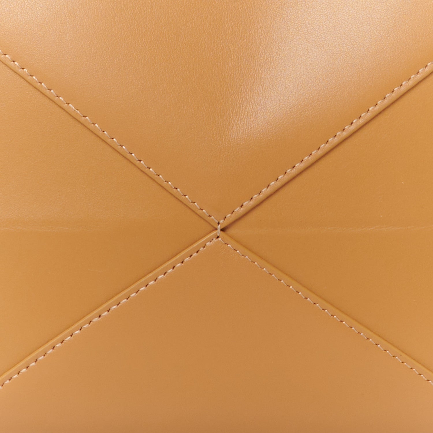 Loewe Shiny Calfskin Puzzle Fold Pouch Warm Desert 8 of 10