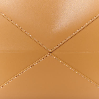 Loewe Shiny Calfskin Puzzle Fold Pouch Warm Desert 8 of 10