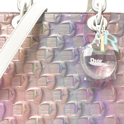Christian Dior X DAISUKE OHBA Iridescent Calfskin Medium Lady Dior Art Pastel Multicolor 7 of 9