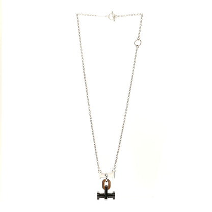 Hermes Palladium Buffalo Horn Mobile Necklace 3 of 6