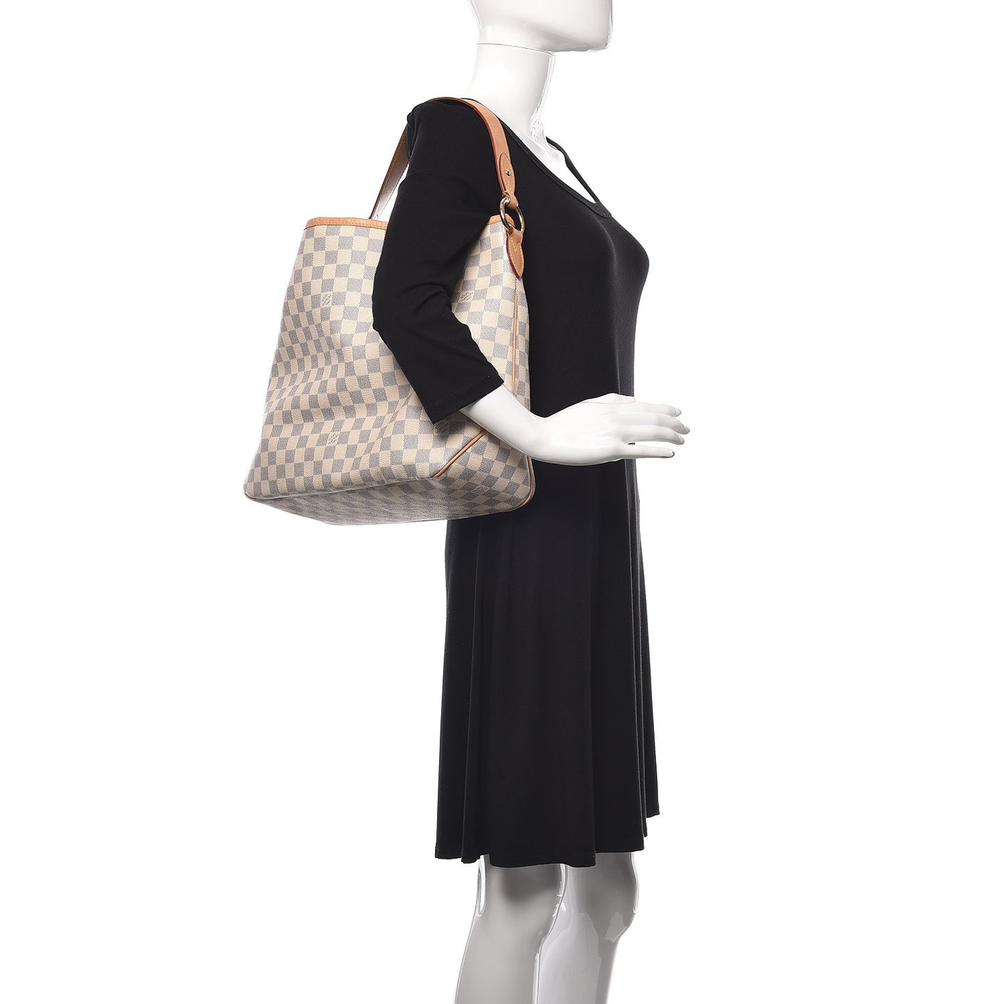 Damier Azur Delightful MM Rose Ballerine