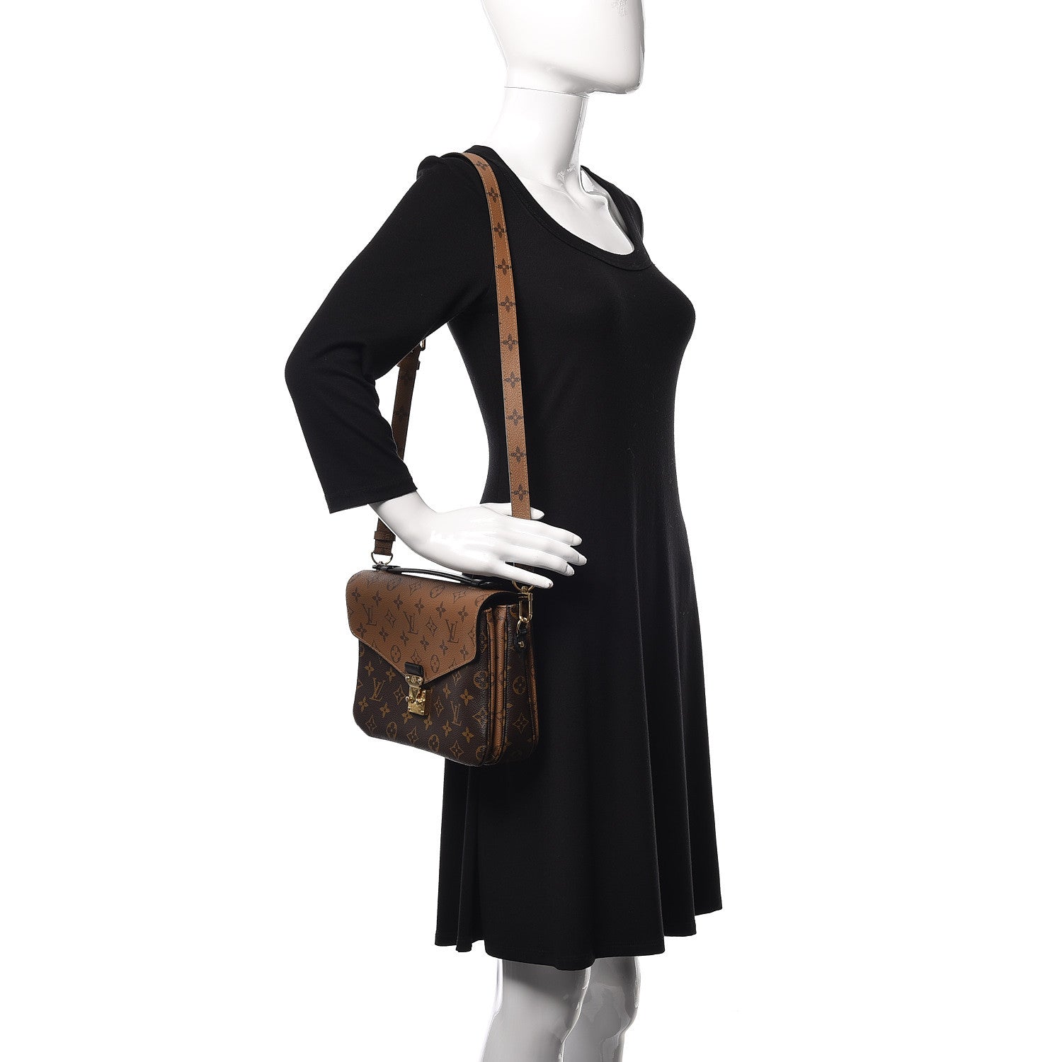 Louis Vuitton Reverse Monogram Pochette Metis 2 of 9