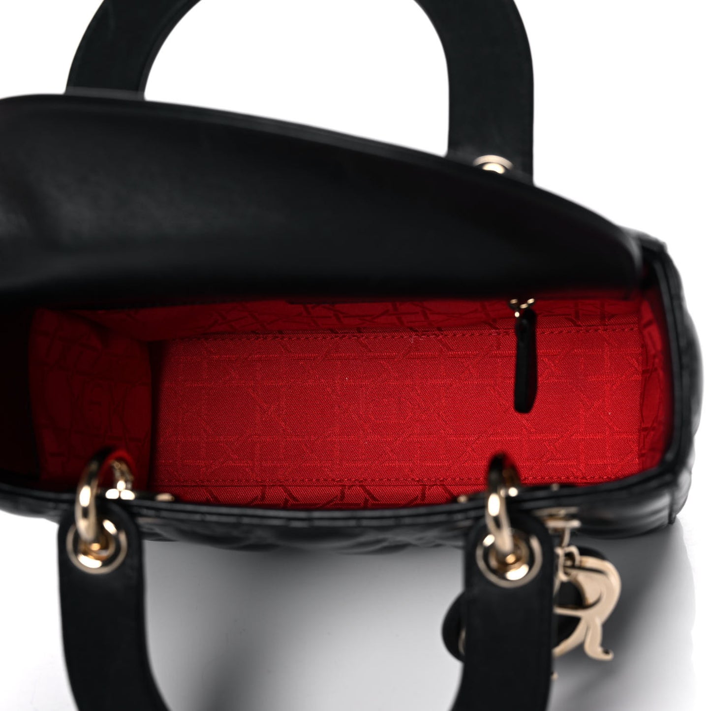 Lambskin Cannage Small My ABCDior Lady Dior Black