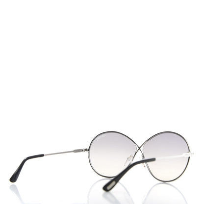 Tom Ford Metal Rania-02 Oval Sunglasses TF564 Silver 4 of 8