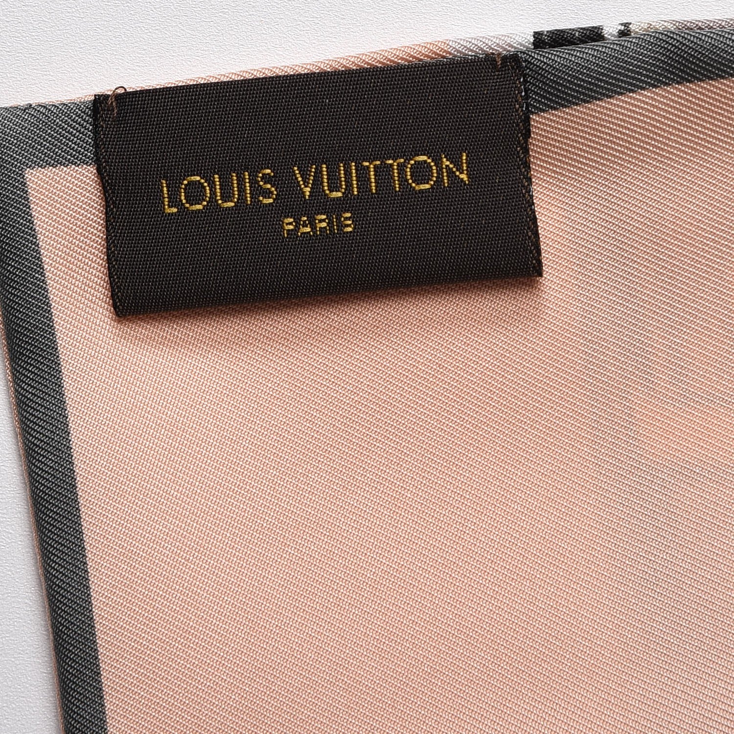 Louis Vuitton Silk Monogram Trunks Bandeau Rose Poudre 3 of 6