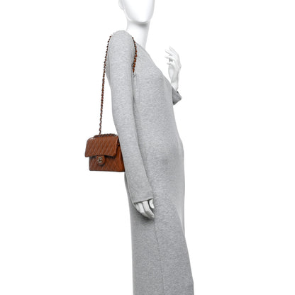 Chanel Caviar Quilted Small Double Flap Light Brown 2 of 11