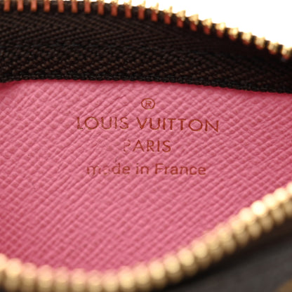 Louis Vuitton Monogram 2023 Christmas Animation Alpine Key Pouch Pink 6 of 8