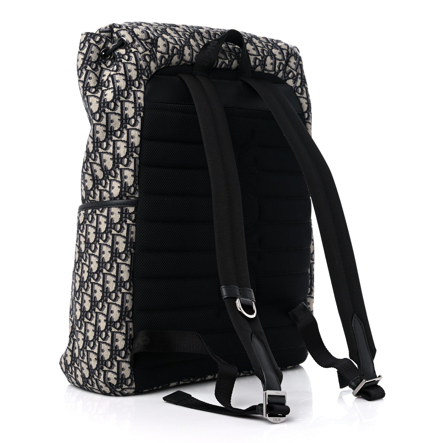 Christian Dior Oblique Explorer Backpack Blue Black 3 of 9