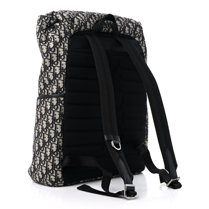 Christian Dior Oblique Explorer Backpack Blue Black 3 of 9