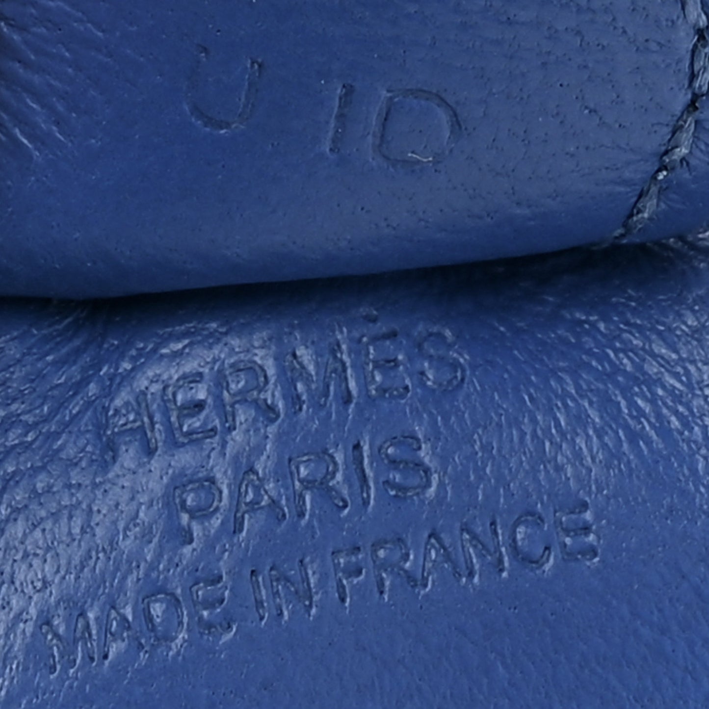Milo Lambskin Grigri Rodeo Horse Bag Charm PM Bleu France