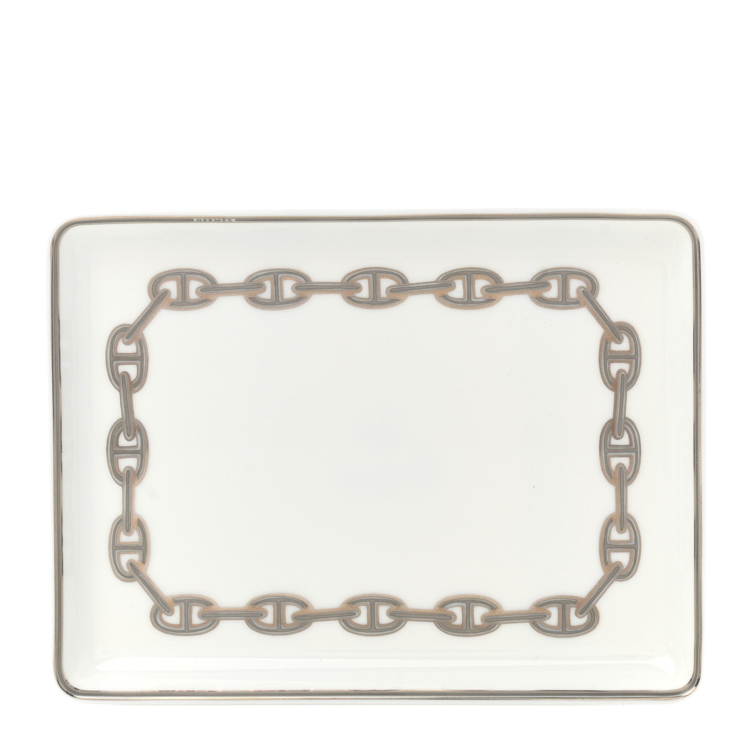 Hermes Porcelain Chaine d' Ancre Sushi Plate 2 of 15