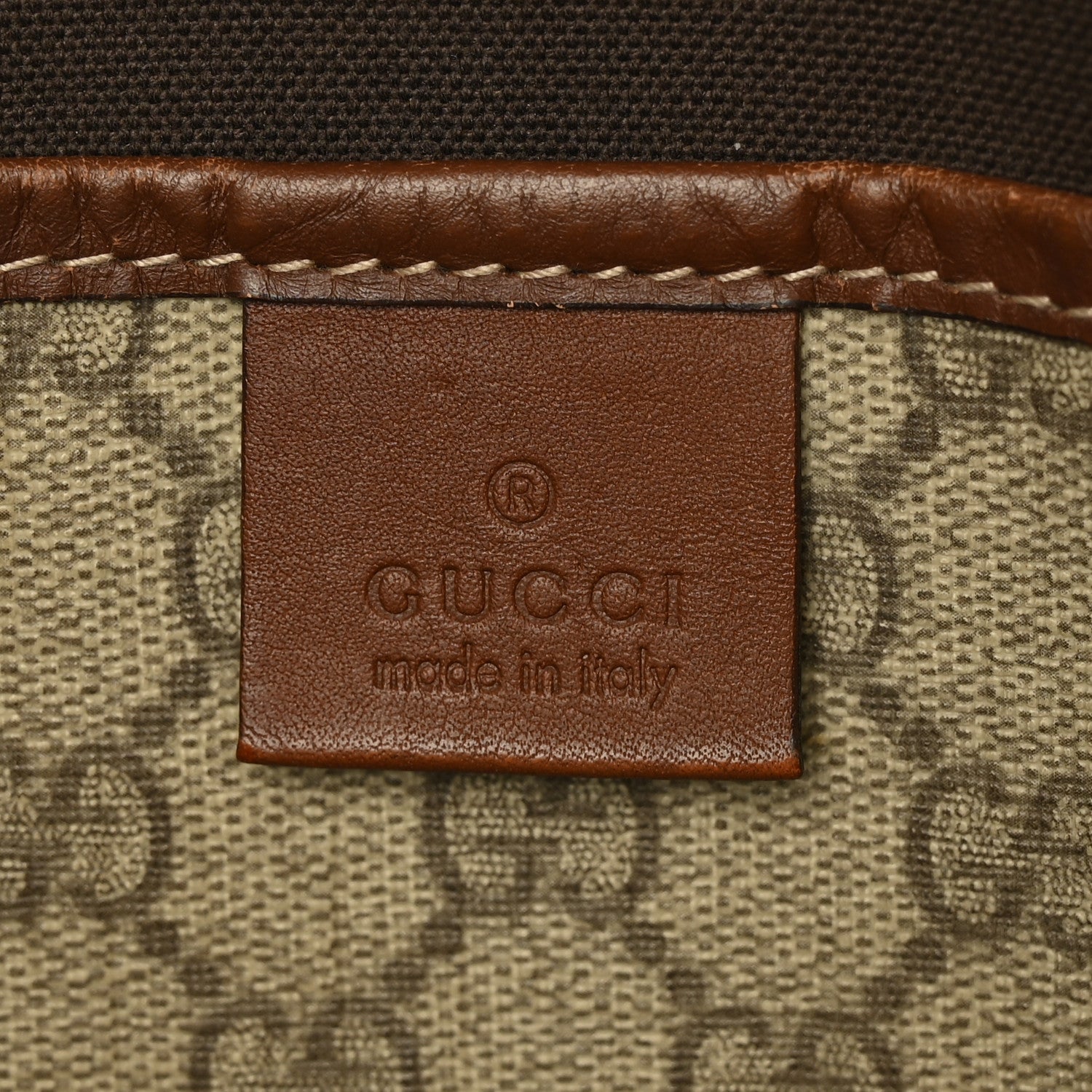 Gucci GG Plus Monogram Medium Signature Web Loop Tote Brown 6 of 7