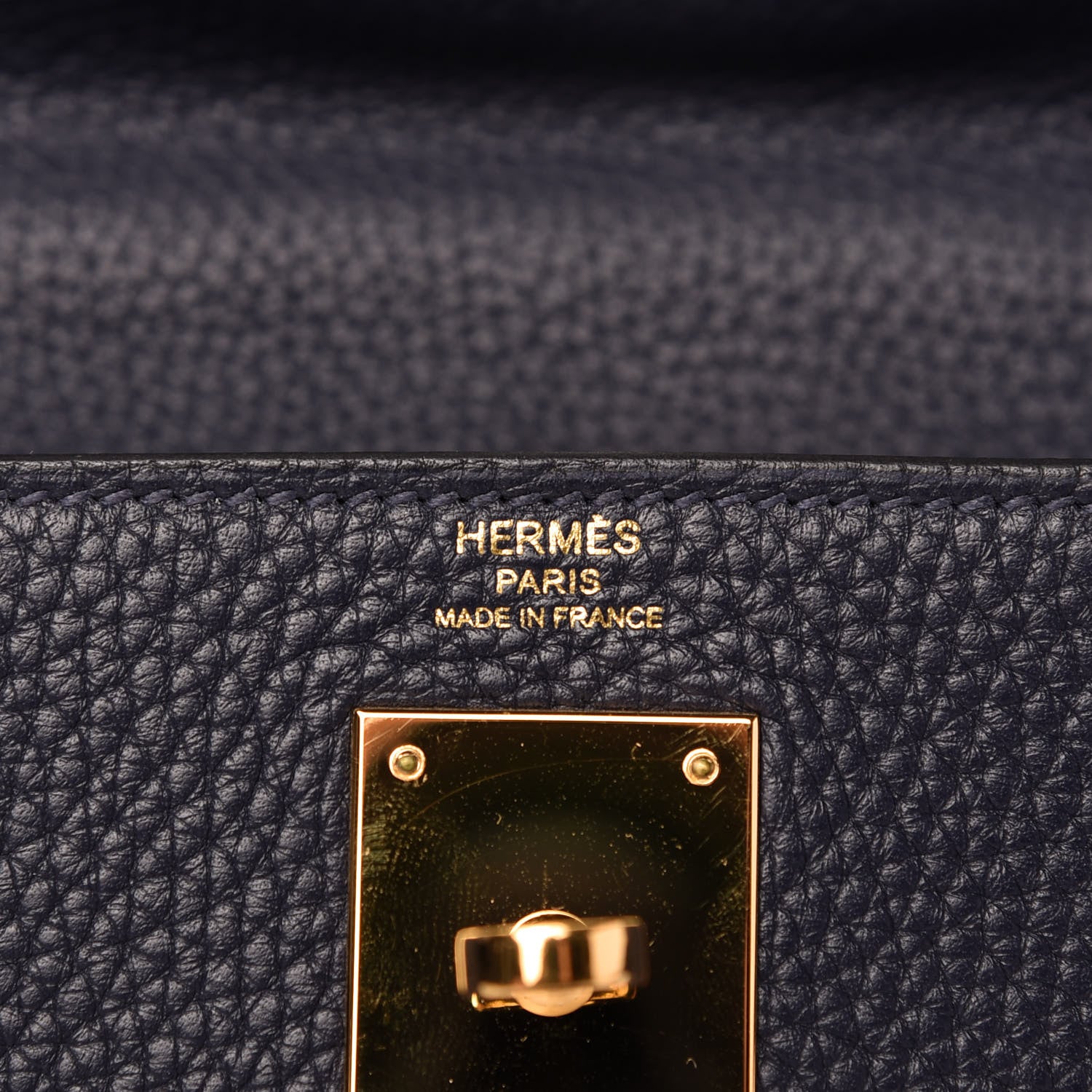 Hermes Taurillon Clemence Kelly Retourne 28 Bleu Nuit 8 of 10