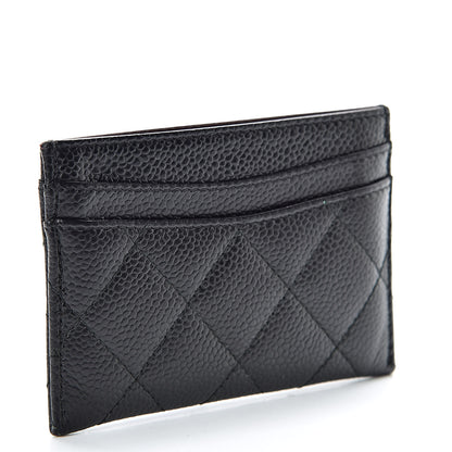 Chanel Caviar Quilted Card Holder Black 3 of 9