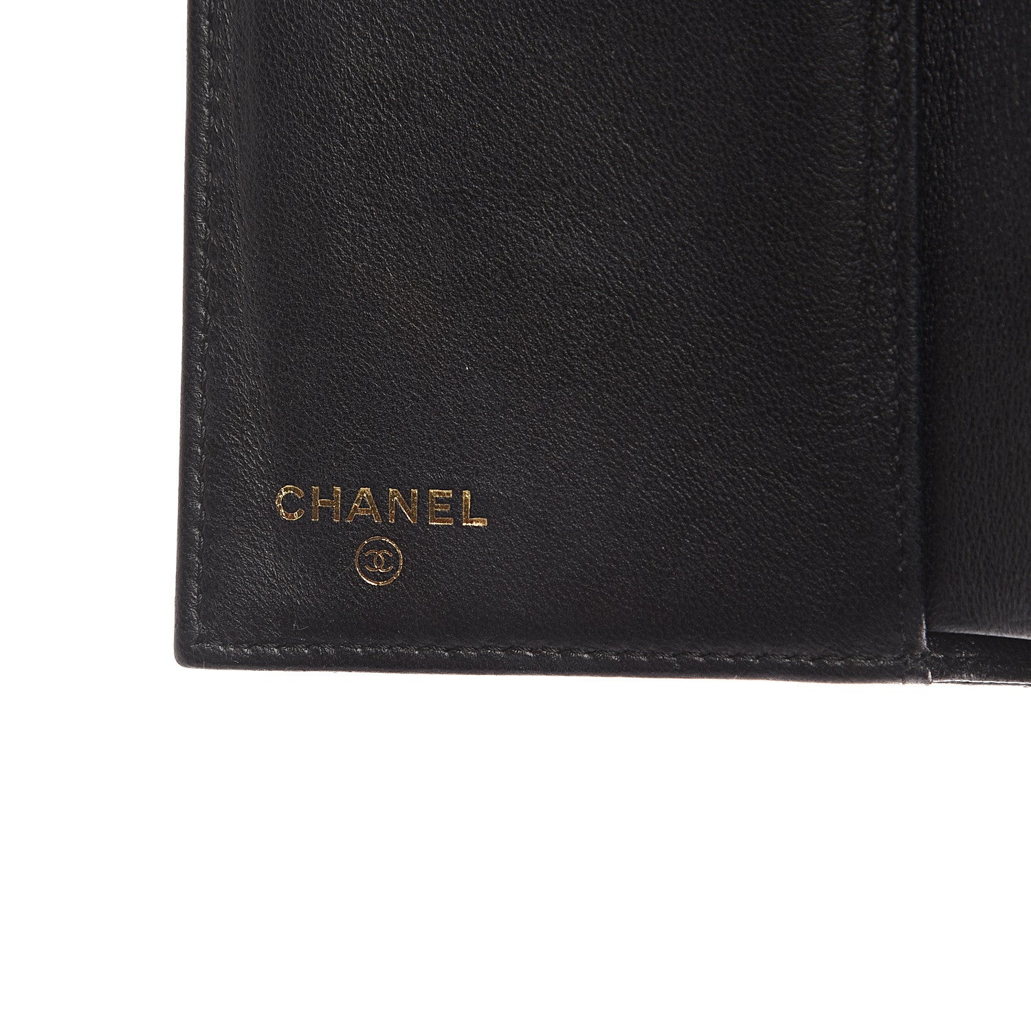 Chanel Lambskin Quilted Small Flap Wallet Black 5 of 7