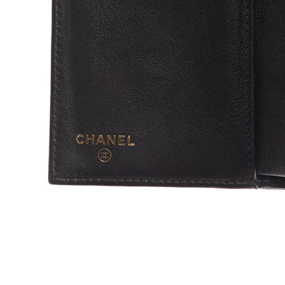 Chanel Lambskin Quilted Small Flap Wallet Black 5 of 7