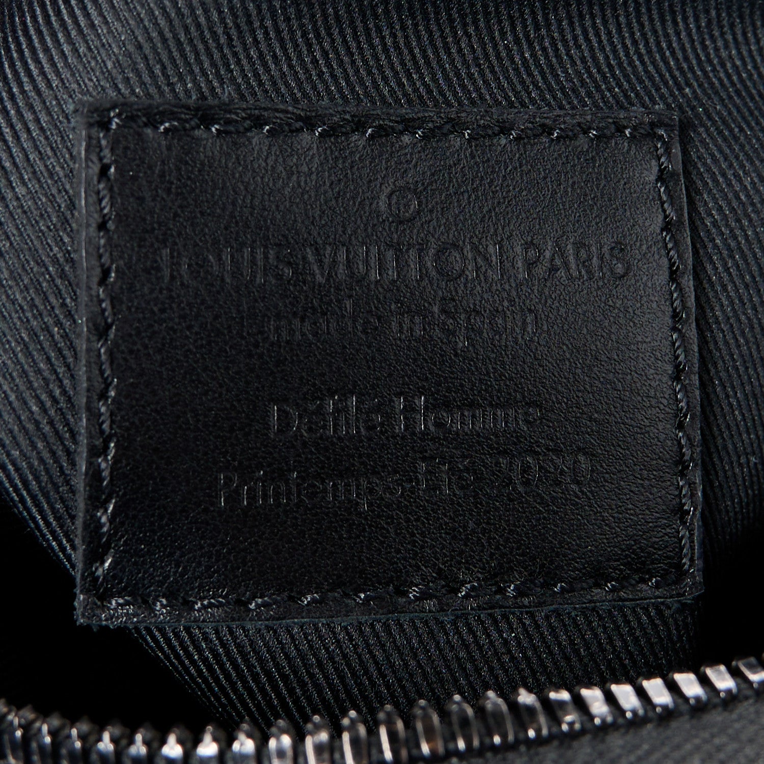 Louis Vuitton Monogram Tuffetage Triangle Messenger Black 6 of 10