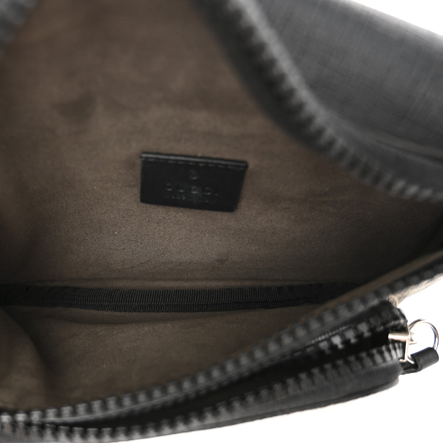Gucci GG Supreme Monogram Belt Bag Black 5 of 10