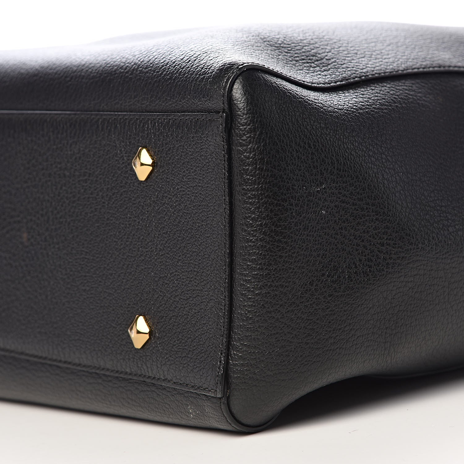 MCM Grained Calfskin Large Reversible Wandel Tote Black 11 of 19