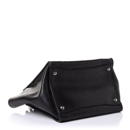 Prada Glace Calf Twin Pocket Tote Black 4 of 13