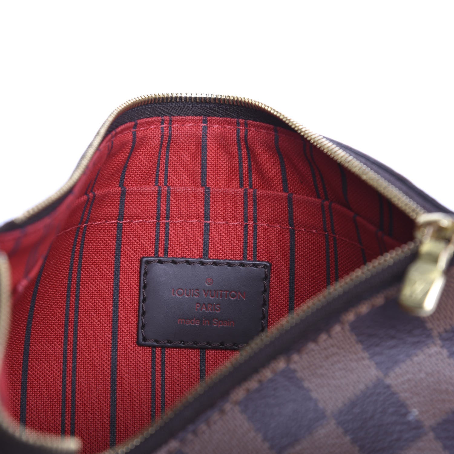 Louis Vuitton Damier Ebene Neverfull MM GM Pochette 6 of 7