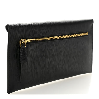 Prada Vitello Move Envelope Wallet Black 3 of 7
