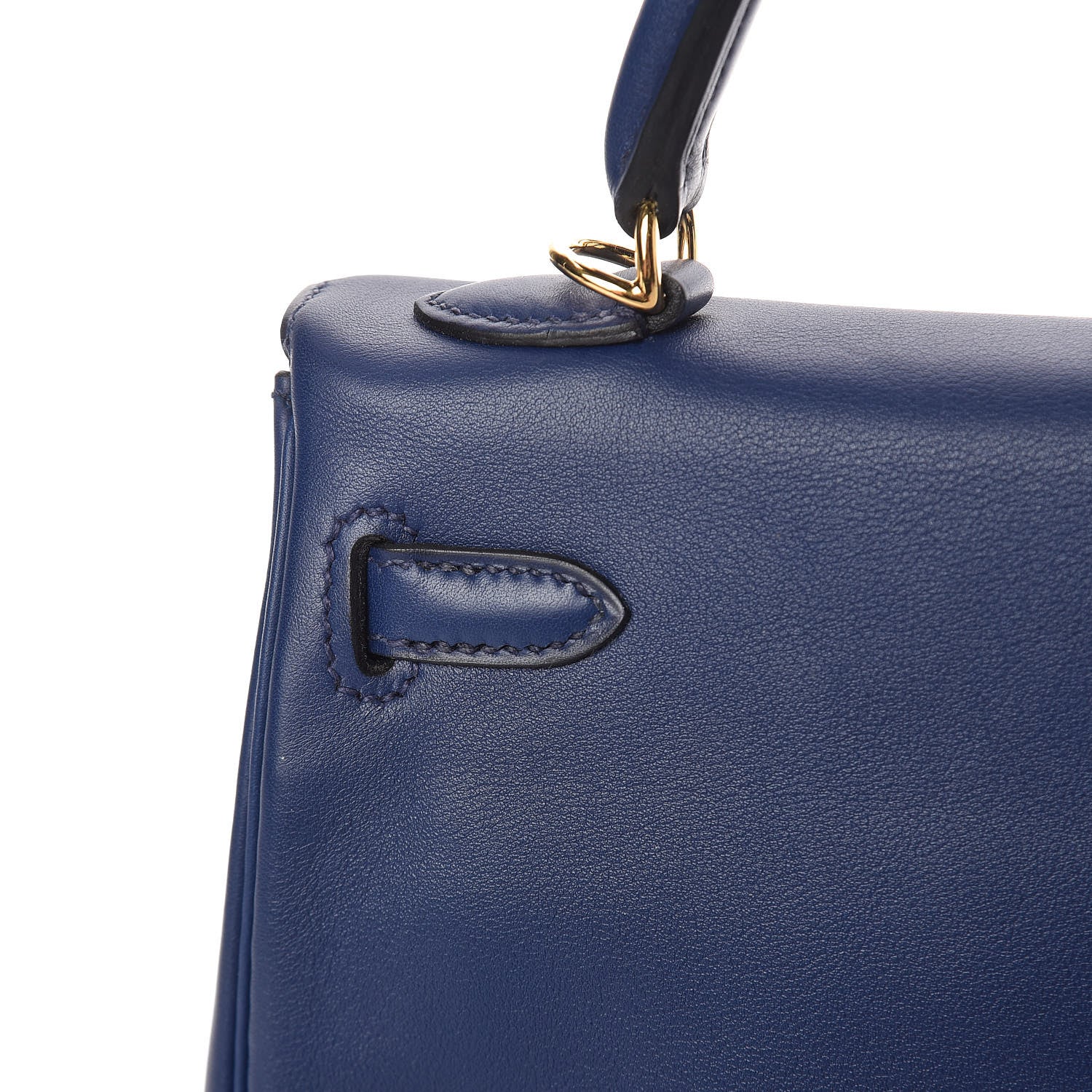 Hermes Swift Kelly Retourne 25 Bleu Saphir 13 of 39
