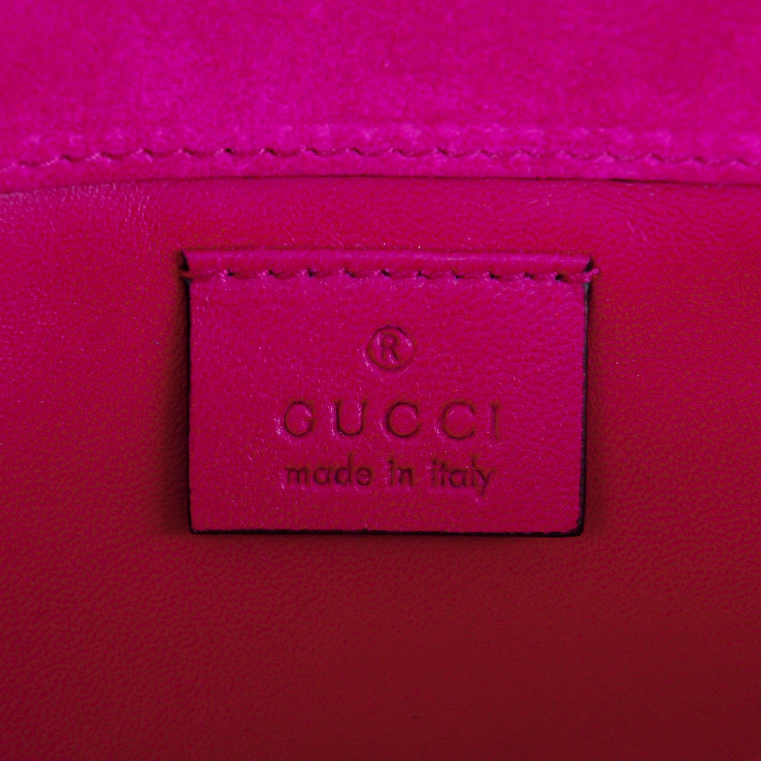 Gucci Patent Microguccissima Small Broadway Clutch Peonia Flower 5 of 7