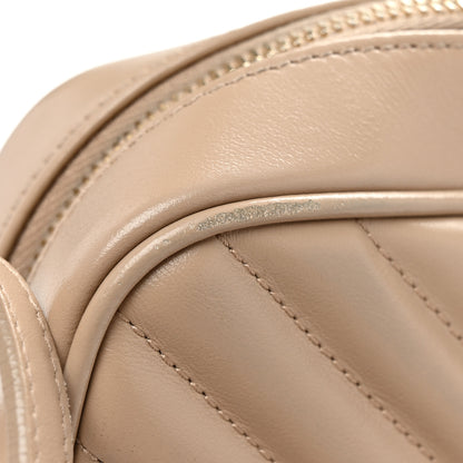 Saint Laurent Calfskin Matelasse Monogram Lou Camera Bag Dark Beige 13 of 13