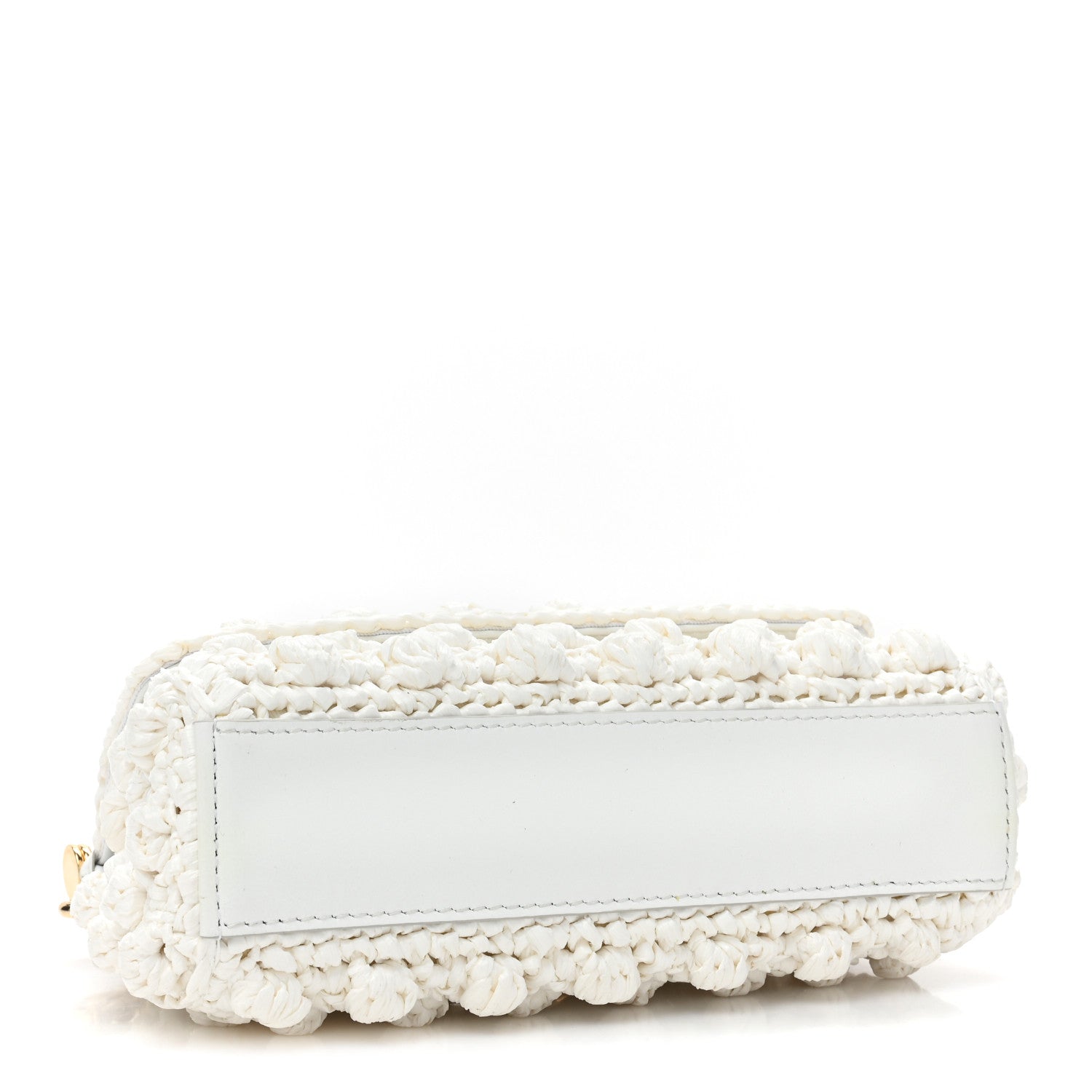 Dolce & Gabbana Raffia Crochet Small Miss Sicily Satchel White 4 of 8