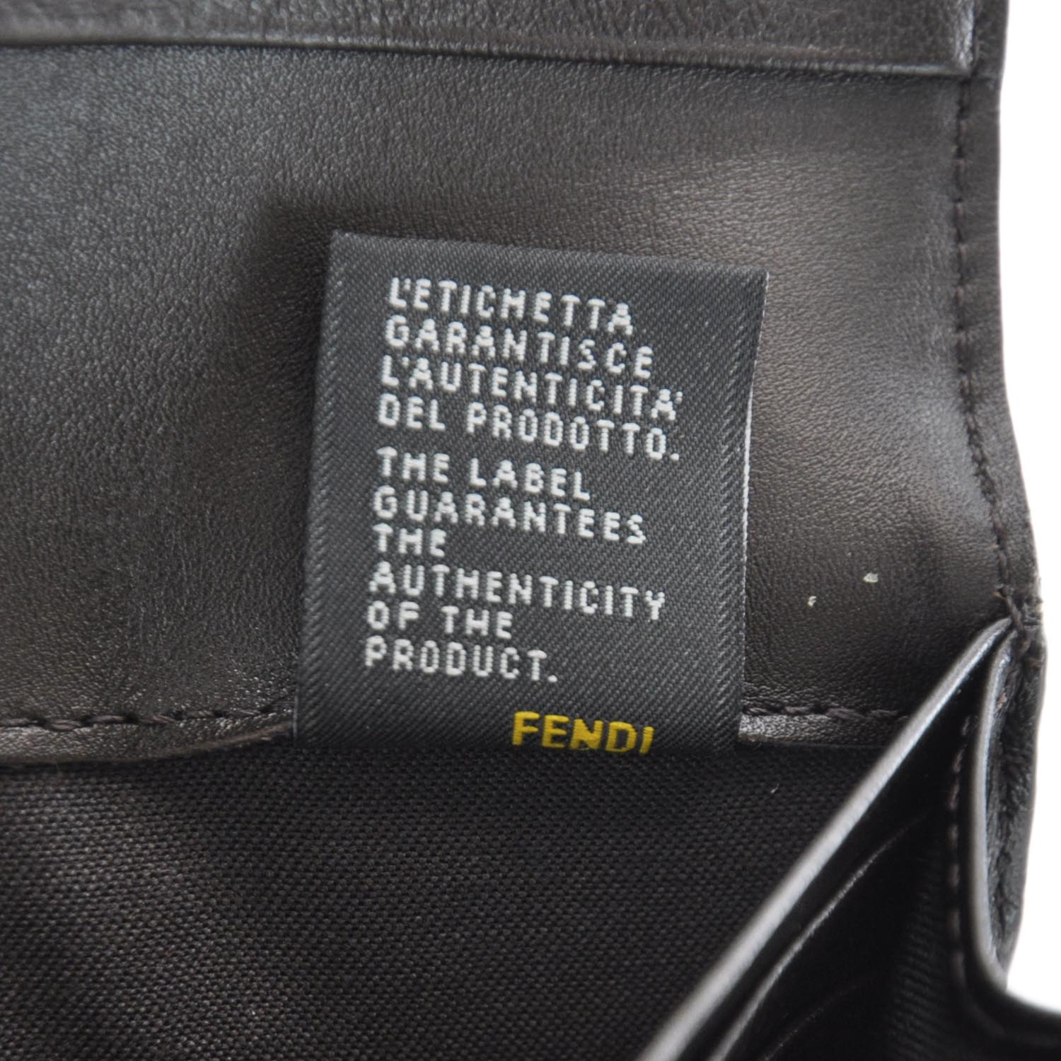Fendi Zucca Mia Clutch Wallet Tobacco 9 of 10