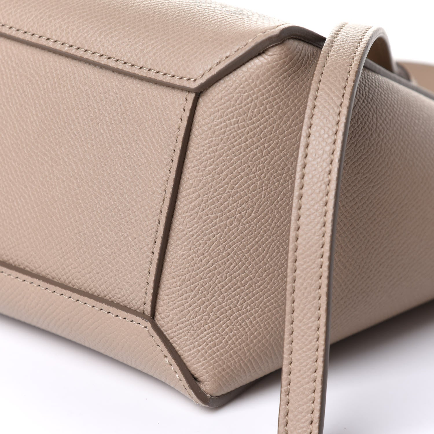 Celine Grained Calfskin Micro Belt Bag Light Taupe 6 of 9
