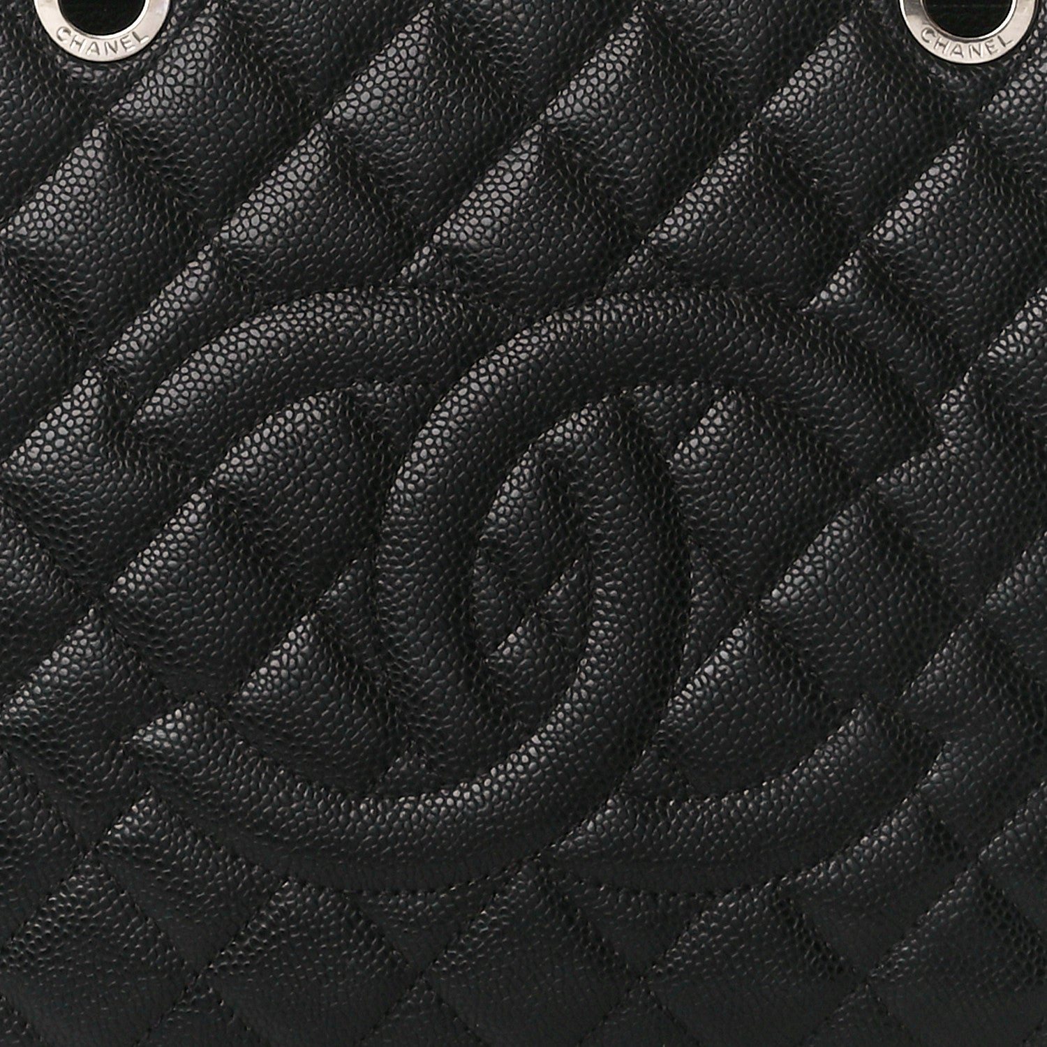 Chanel Caviar Quilted Grand Shopping Tote GST Black 9 of 11