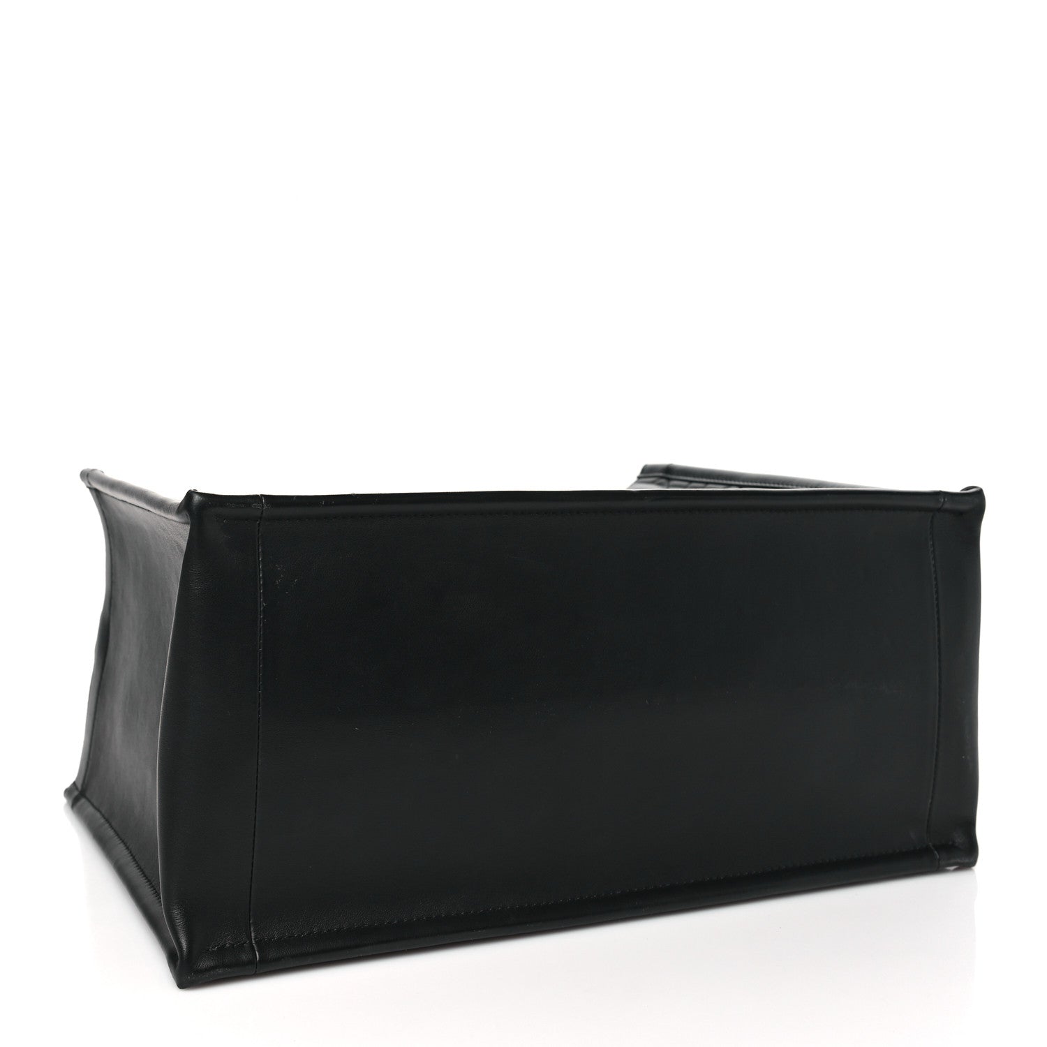 Christian Dior Calfskin Macro Cannage Medium Book Tote Black 4 of 10