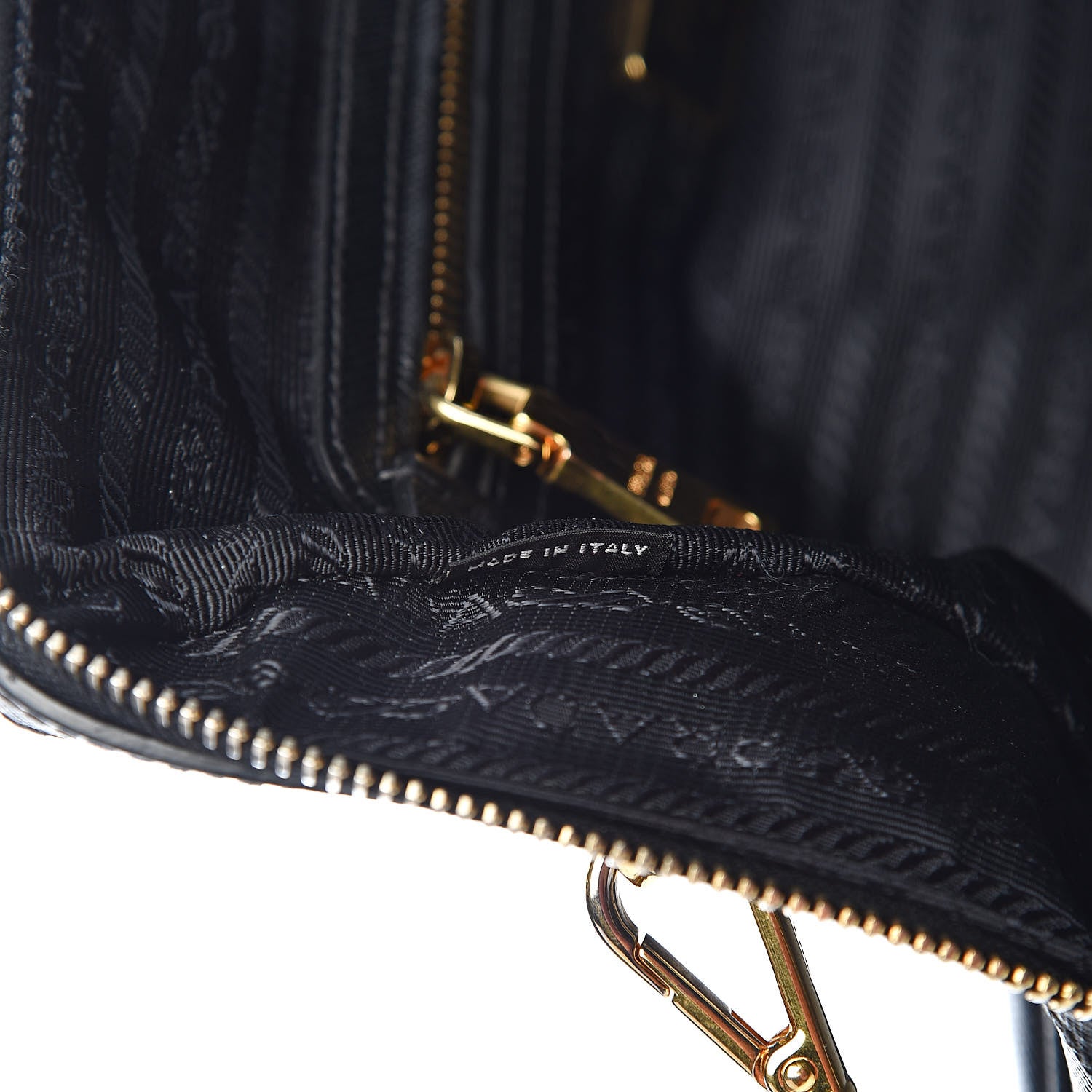 Prada Saffiano Lux Bowler Black 8 of 14