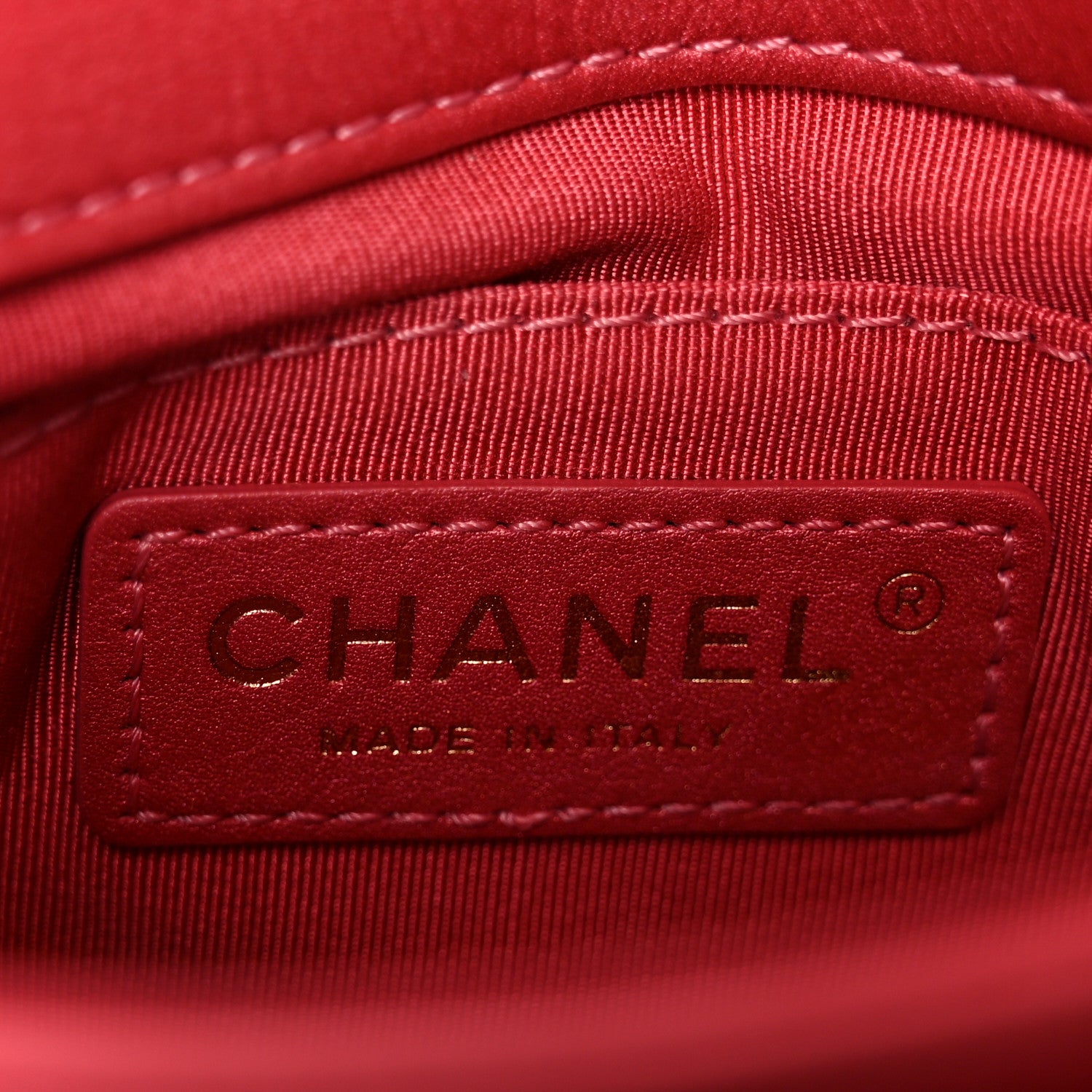 Chanel Metallic Calfskin Quilted Top Handle Flap Dark Pink 6 of 11