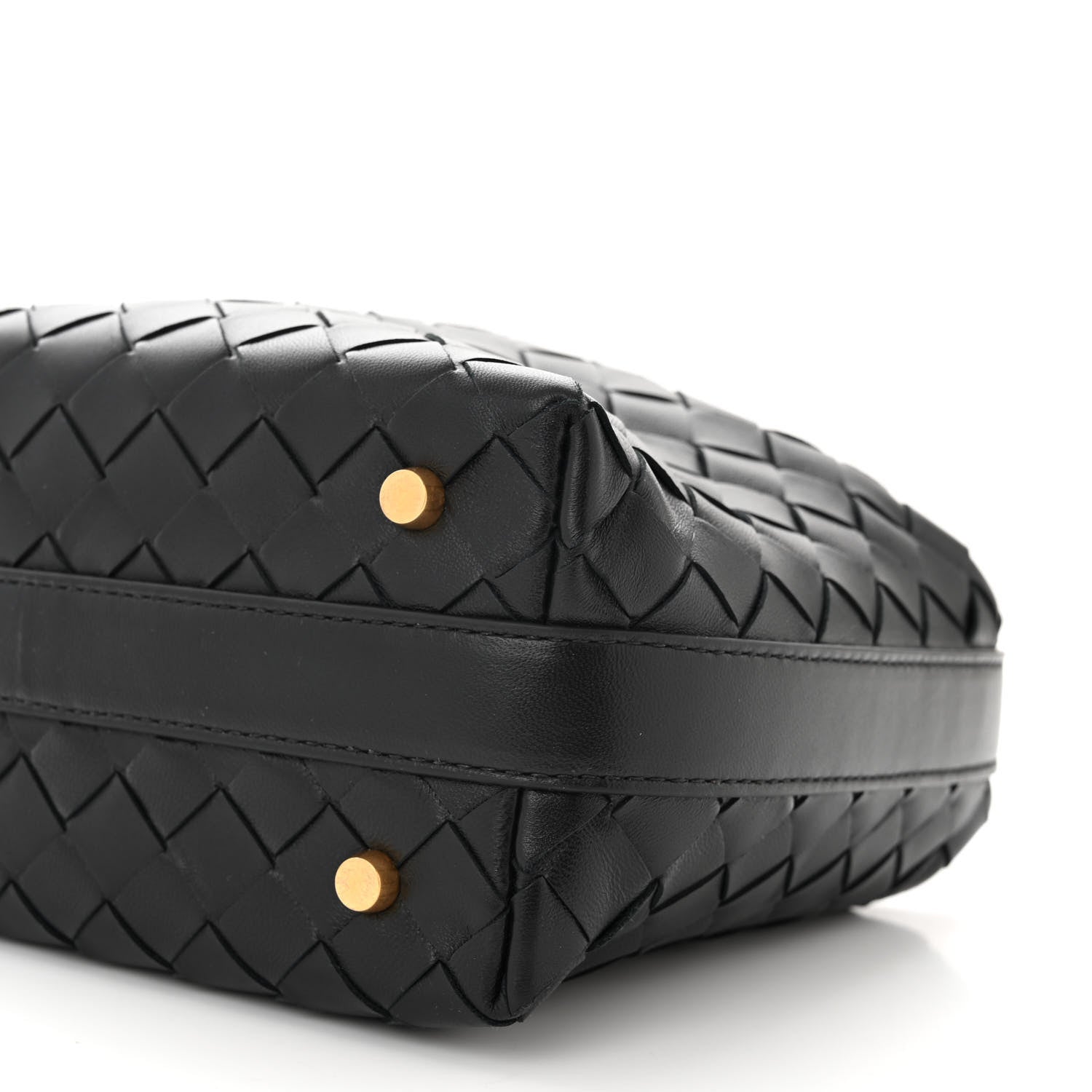 Bottega Veneta Calfskin Nappa Intrecciato Mini Wallace Black 10 of 10