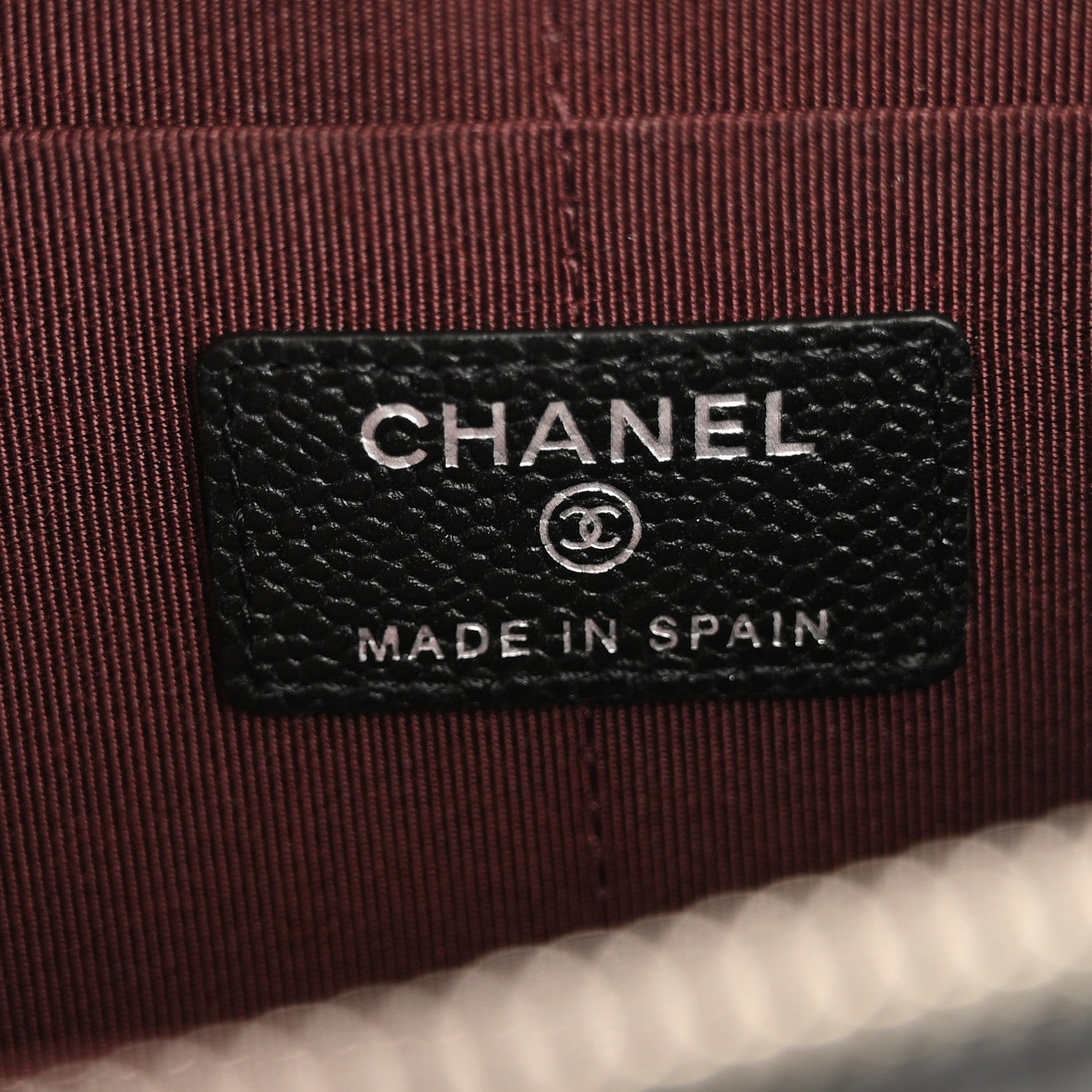 Chanel Caviar Quilted Classic Pouch With Handle Black 6 of 7