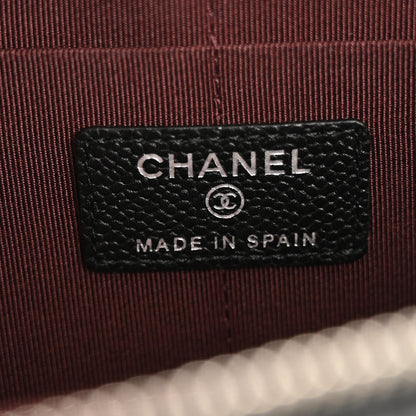 Chanel Caviar Quilted Classic Pouch With Handle Black 6 of 7
