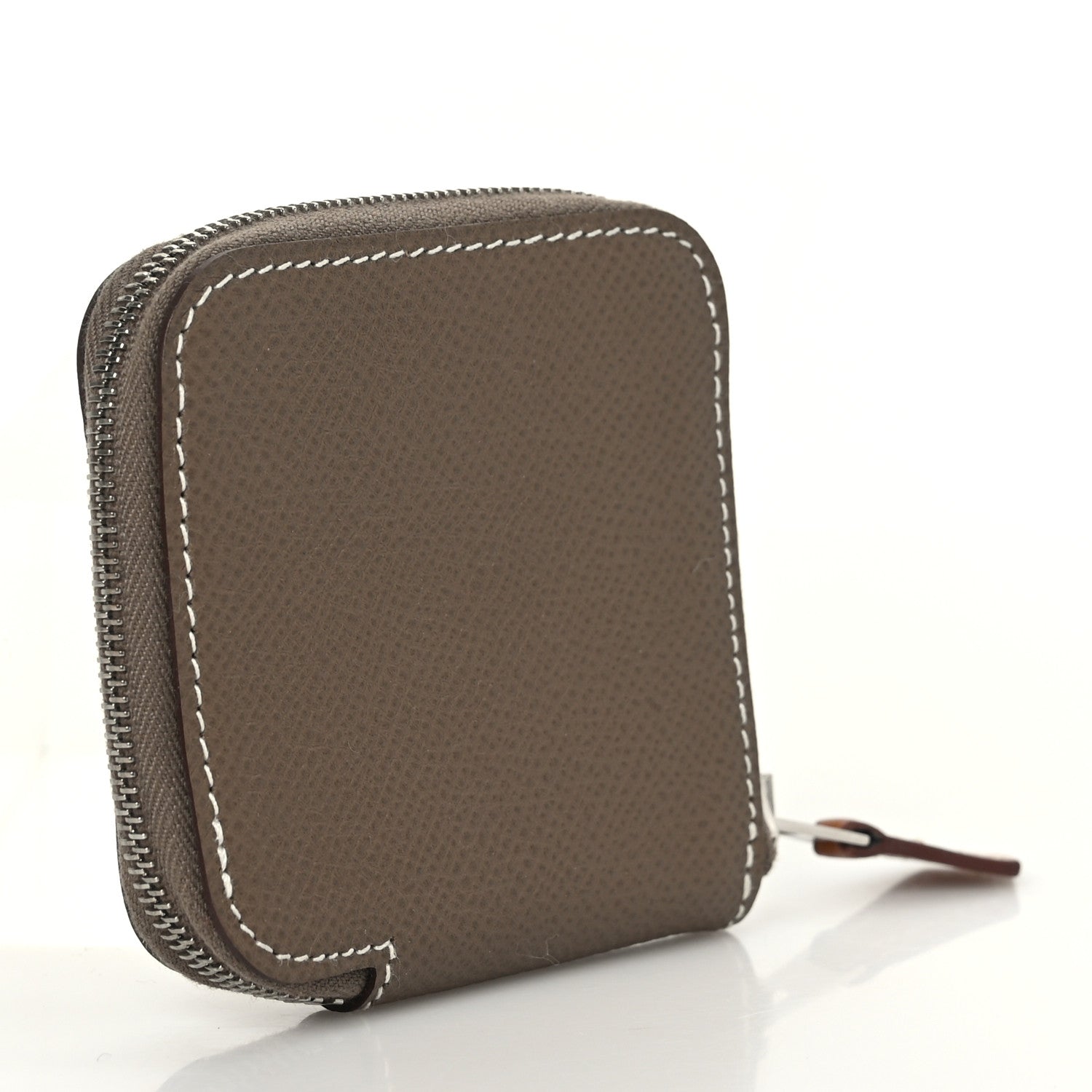 Hermes Epsom Silk'In Coin Purse Etoupe 3 of 7