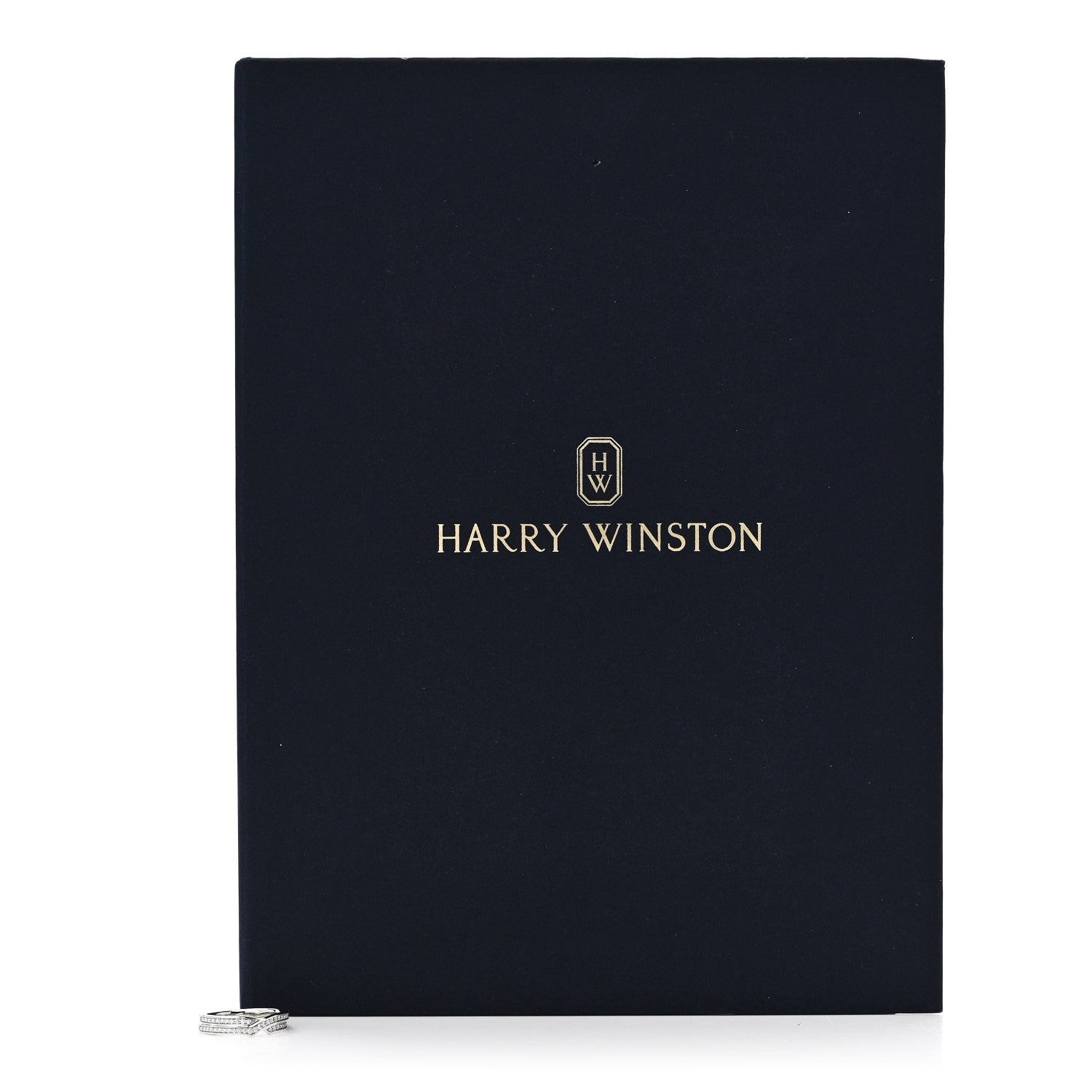 Harry Winston Platinum Diamond Tryst Two Row Pave Ring 6 of 6