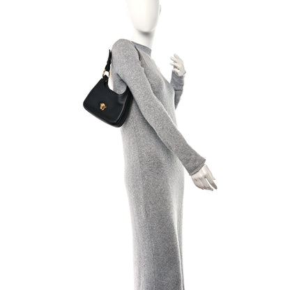 Versace Calfskin La Medusa Small Hobo Crossbody Black 2 of 9