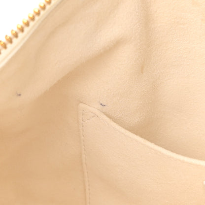 Christian Dior Lambskin Cannage Medium Dior Vibe Hobo Bag White 13 of 13