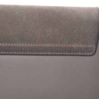 Chloe Suede Calfskin Small Faye Shoulder Bag Motty Grey 9 of 9