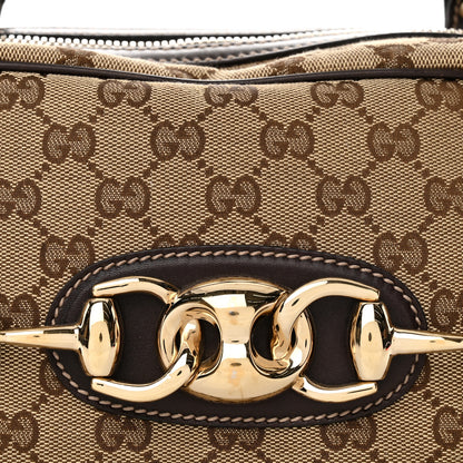 Gucci Monogram Medium Wave Boston Dark Brown 8 of 12