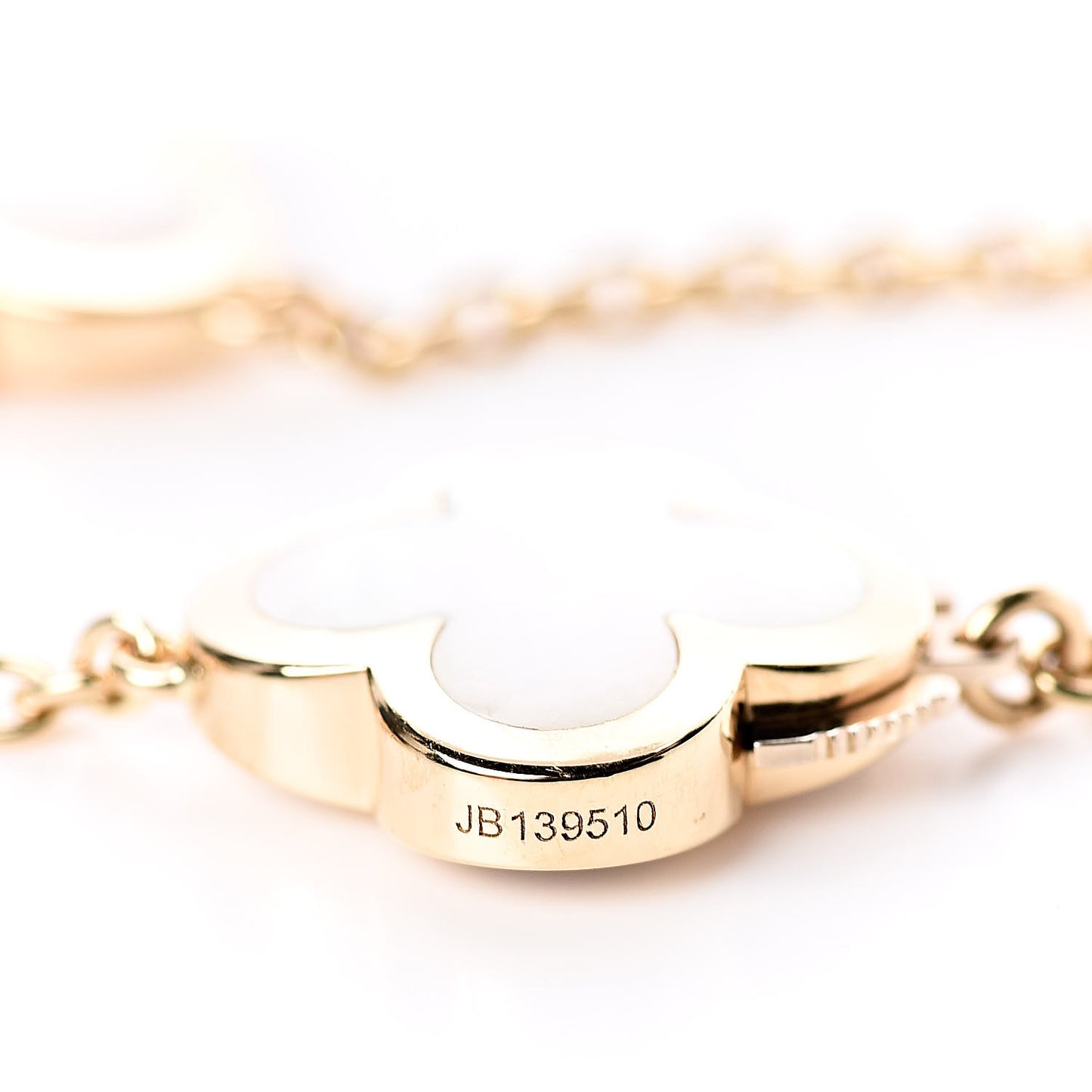 18K Yellow Gold Mother of Pearl 4 Motifs Pure Alhambra Bracelet