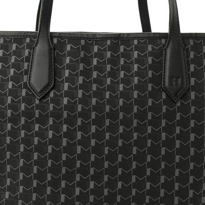 Moynat Calfskin Canvas 1920 M Monogram MM Tote Black 8 of 14