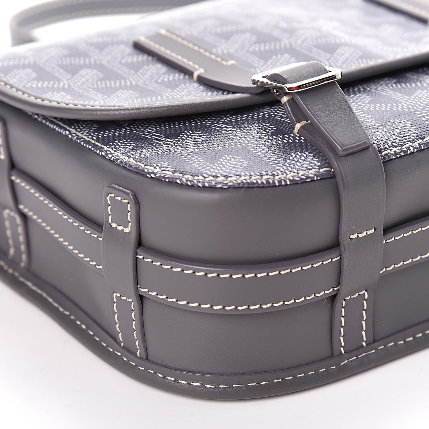 Goyard Goyardine Belvedere PM Messenger Bag Grey 8 of 9