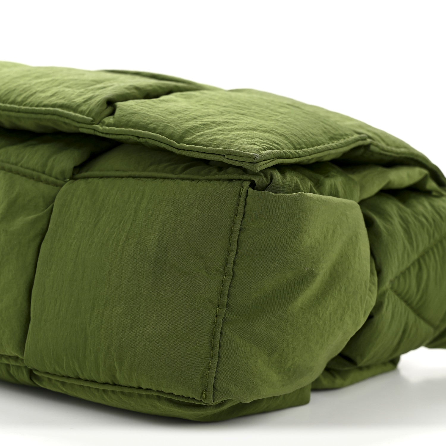 Bottega Veneta Nylon Intrecciato Padded Tech Cassette Bag Avocado 11 of 14